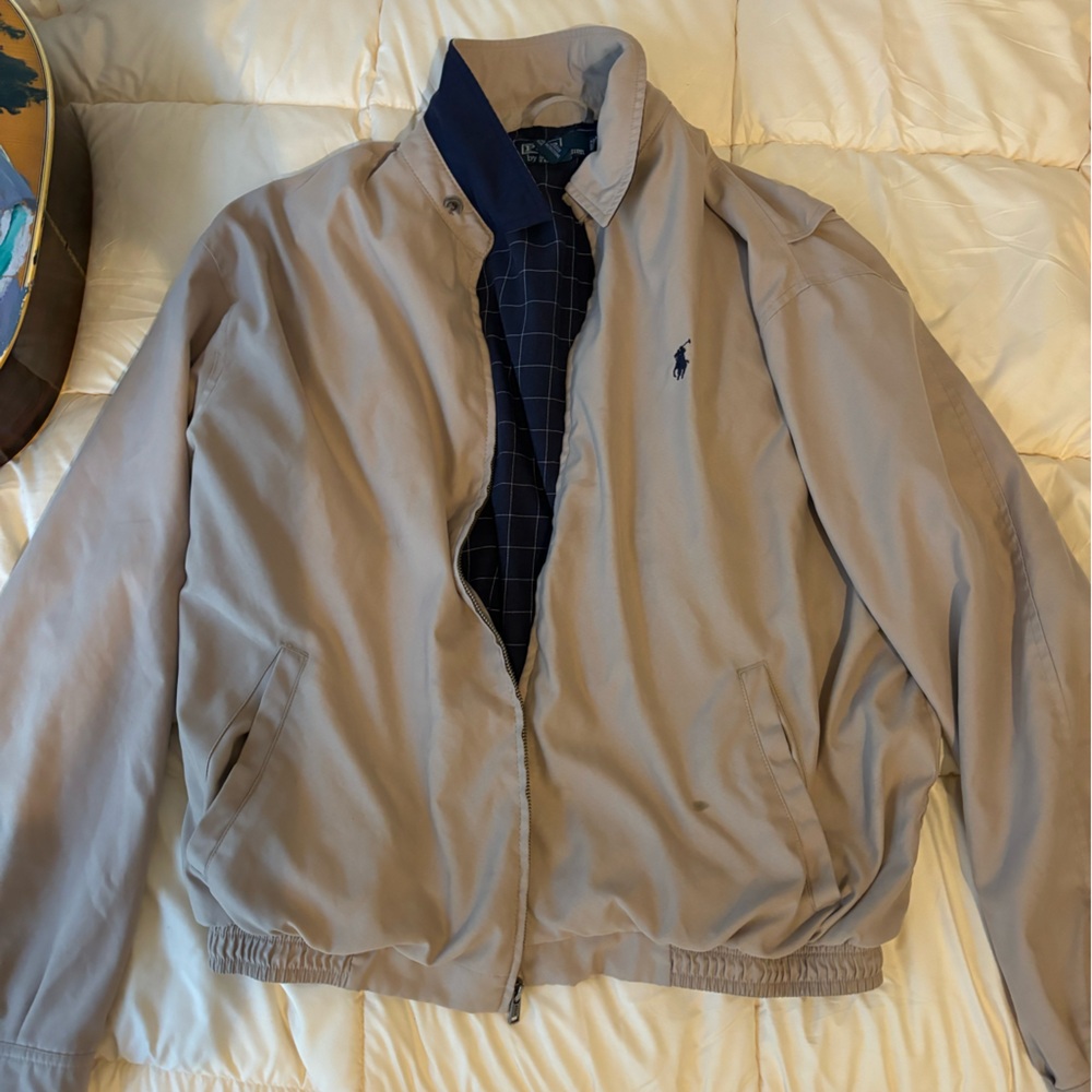 Ralph Lauren Navy and Beige Jacket
